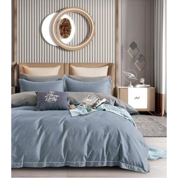 Lenjerie de pat, Imprimeu Exotic, 4 Piese, 2 persoane, 230x250cm, 100% Bumbac, BM-17 Lenjerie de pat, Imprimeu Exotic, 4 Piese, 2 persoane, 230x250cm, 100% Bumbac, BM-17