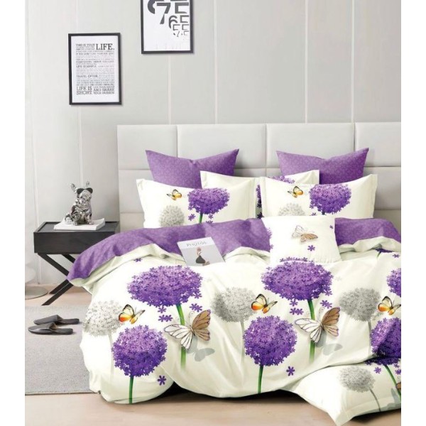 Lenjerie de pat, Imprimeu Exotic, 4 Piese, 2 persoane, 230x250cm, 100% Bumbac, BM-21 Lenjerie de pat, Imprimeu Exotic, 4 Piese, 2 persoane, 230x250cm, 100% Bumbac, BM-21