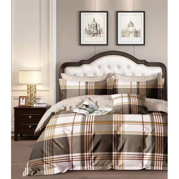 Lenjerie de pat, Imprimeu Exotic, 4 Piese, 2 persoane, 230x250cm, 100% Bumbac, BM-29 Lenjerie de pat, Imprimeu Exotic, 4 Piese, 2 persoane, 230x250cm, 100% Bumbac, BM-29