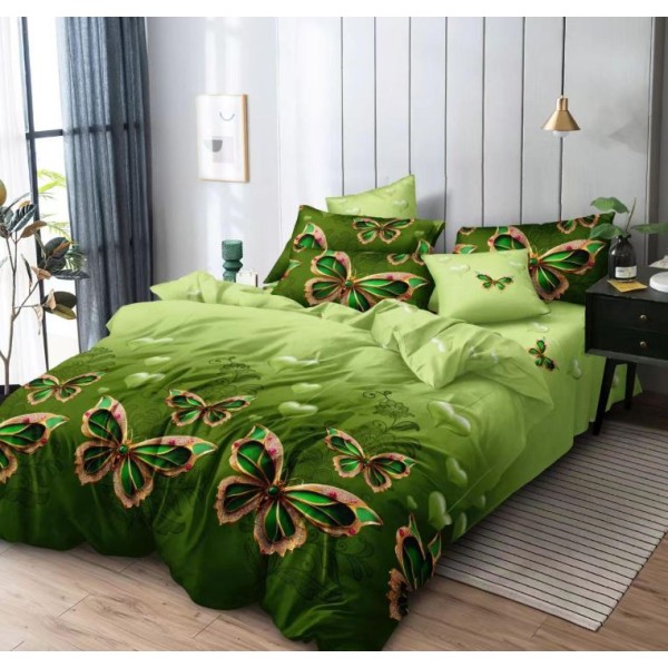 Lenjerie de pat FINET pentru 1 persoana, 4 piese ,160x210 cm ,CY-5208