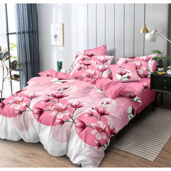 Lenjerie de pat FINET pentru 1 persoana, 4 piese ,160x210 cm ,CY-5210