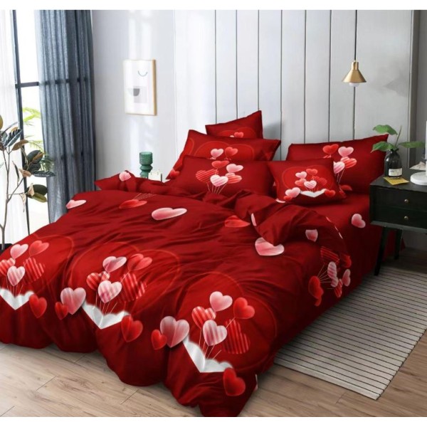 Lenjerie de pat FINET pentru 1 persoana, 4 piese ,160x210 cm ,CY-5211