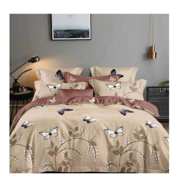 Lenjerie de pat dublu,2 persoane, 6 piese, Finet, 220x230cm, SKY-13 Lenjerie de pat dublu,2 persoane, 6 piese, Finet, 220x230cm, SKY-13