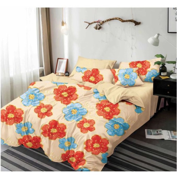 Lenjerie de pat dublu,2 persoane, 6 piese, Finet, 220x230cm, SKY-17 Lenjerie de pat dublu,2 persoane, 6 piese, Finet, 220x230cm, SKY-17