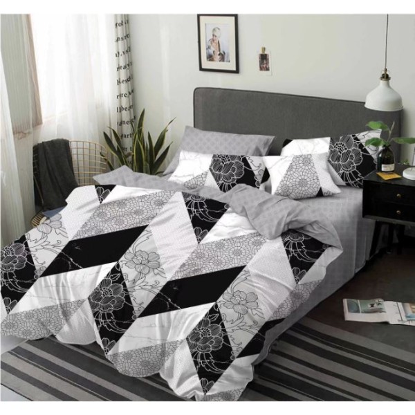 Lenjerie de pat dublu,2 persoane, 6 piese, Finet, 220x230cm, SKY-20 Lenjerie de pat dublu,2 persoane, 6 piese, Finet, 220x230cm, SKY-20