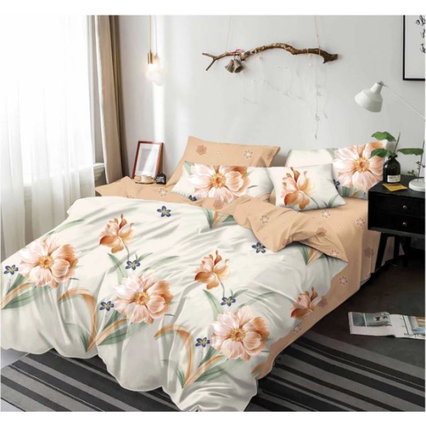 Lenjerie de pat dublu,2 persoane, 6 piese, Finet, 220x230cm, SKY-22 Lenjerie de pat dublu,2 persoane, 6 piese, Finet, 220x230cm, SKY-22