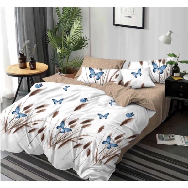 Lenjerie de pat dublu,2 persoane, 6 piese, Finet, 220x230cm, SKY-43 Lenjerie de pat dublu,2 persoane, 6 piese, Finet, 220x230cm, SKY-43