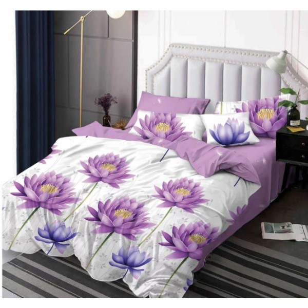 Lenjerie de pat dublu,2 persoane, 6 piese, Finet, 220x230cm, SKY-45 Lenjerie de pat dublu,2 persoane, 6 piese, Finet, 220x230cm, SKY-45