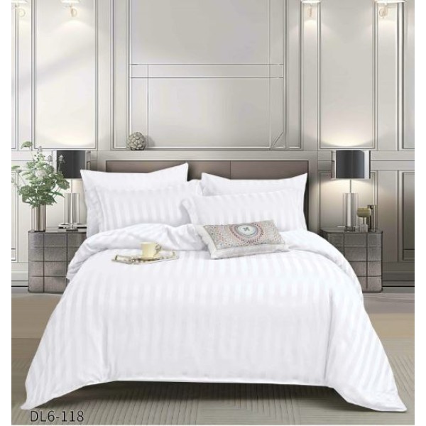 Set Lenjerie Eleganta , Damasc, pentru 2 persoane, 6 piese, Cearceaf de pat cu elastic 180x200 cm, Cearceaf pilota 200x230 cm, 2 fete perna 70x70 cm, 2 fete perna 55x80 cm, DL6-118 Set Lenjerie Eleganta , Damasc, pentru 2 persoane, 6 piese, Cearceaf de pat cu elastic 180x200 cm, Cearceaf pilota 200x230 cm, 2 fete perna 70x70 cm, 2 fete perna 55x80 cm, DL6-118