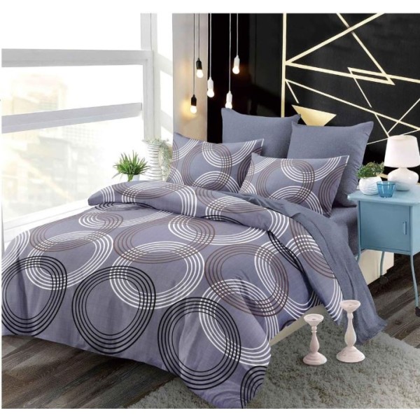 Set Lenjerie Eleganta din Finet , cu imprimeu deosebit, pentru pat dublu, 6 piese: Cearceaf de pat cu elastic 180 x 200 cm, Cearceaf pilota 200 x 230 cm, 2 fete de perna 55 x 80 cm, 2 fete de perna 70 x 70 cm, BB-6015 Set Lenjerie Eleganta din Finet , cu imprimeu deosebit, pentru pat dublu, 6 piese: Cearceaf de pat cu elastic 180 x 200 cm, Cearceaf pilota 200 x 230 cm, 2 fete de perna 55 x 80 cm, 2 fete de perna 70 x 70 cm, BB-6015