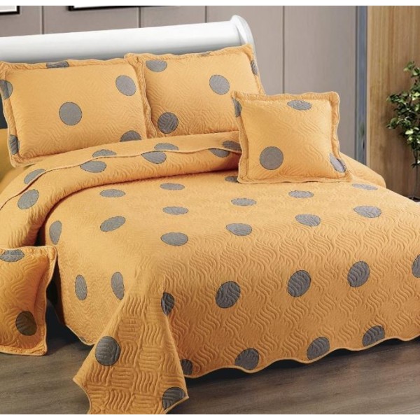 Cuvertură Pat Dublu, 5 Piese, Bumbac 100% , Imprimat –Calitate Premium, cu Imprimeu Durabil, 230x250 cm, E-S133 Cuvertură Pat Dublu, 5 Piese, Bumbac 100% , Imprimat –Calitate Premium, cu Imprimeu Durabil, 230x250 cm, E-S133