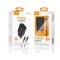 Incarcator retea X-Start Daden CDQ079CC + cablu de incarcare USB-C 1m, Incarcare rapida, Super Quick Charge, 5V, 3A, Power Delivery 25W, USB-C, Negru Incarcator retea X-Start Daden CDQ079CC + cablu de incarcare USB-C 1m, Incarcare rapida, Super Quick Charge, 5V, 3A, Power Delivery 25W, USB-C, Negru