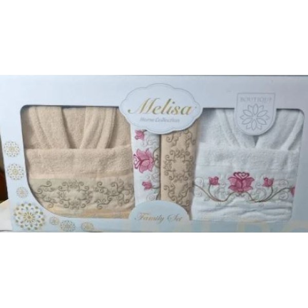 Set 6 piese Halate si Prosoape din Bumbac 100%, unisex, CA-01