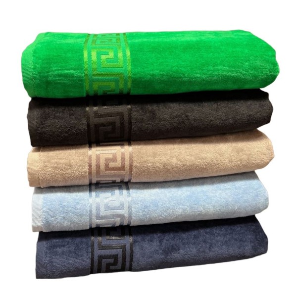 Set 5 prosoape de Baie din catifea de lux si bumbac Absorbante, 70x130 cm, PRS-7 Set 5 prosoape de Baie din catifea de lux si bumbac Absorbante, 70x130 cm, PRS-7