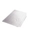 Covoras baie tip prosop greek border cu talpi  50x70 cm, Alb, CVS-1