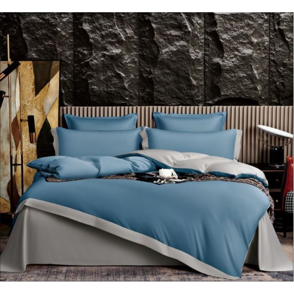 Lenjerie de pat din Matase, 6 Piese, Pat 2 Persoane, Cearceaf de pat 230 x 245cm, TAL-04 Lenjerie de pat din Matase, 6 Piese, Pat 2 Persoane, Cearceaf de pat 230 x 245cm, TAL-04
