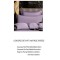 Lenjerie de pat din Matase, 6 Piese, Pat 2 Persoane, Cearceaf de pat 230 x 245cm, TAL-12