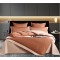Lenjerie de pat din Matase, 6 Piese, Pat 2 Persoane, Cearceaf de pat 230 x 245cm, TAL-14 Lenjerie de pat din Matase, 6 Piese, Pat 2 Persoane, Cearceaf de pat 230 x 245cm, TAL-14