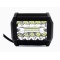 Spot LED pentru mașină 4 inch 60W trei rânduri bliț alb LED lumini de lucru SUV lumini de acoperiș lumini auxiliare modificate