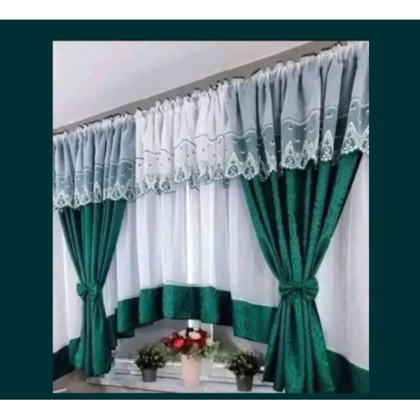 Set unic de perdele Plus draperii decorative pentru sufragerie dormitor, 4 Metri Pe 160cm, PRD-15 Set unic de perdele Plus draperii decorative pentru sufragerie dormitor, 4 Metri Pe 160cm, PRD-15
