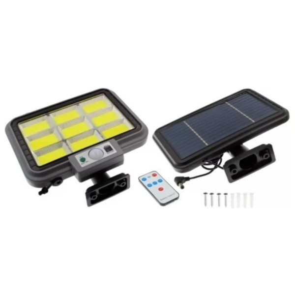 Lampă solară divizată COB Iluminat exterior de perete de grădină ,LED 216 Senzor de mișcare cu panou solar LED Lampă solară divizată COB Iluminat exterior de perete de grădină ,LED 216 Senzor de mișcare cu panou solar LED