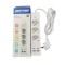 Prelungitor JORTAN OG2203 cu 3 prize 2 porturi USB si 2 Type C 2 metri