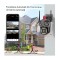 Camera de Supraveghere Tripla WIFI BULLET-DOME ,12MP, Exterior si Interior, Ultra HD, Rotire 360, Leduri, Alarma, Senzor Miscare