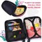Set 2 bucati, Troler cabina copii si Rucsac copii 47/37 cm, model Unicorn Curcubeu, TR-2