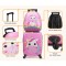 Set 2 bucati, Troler cabina copii si Rucsac copii 47/37 cm, model Smiley Unicorn, TR-3