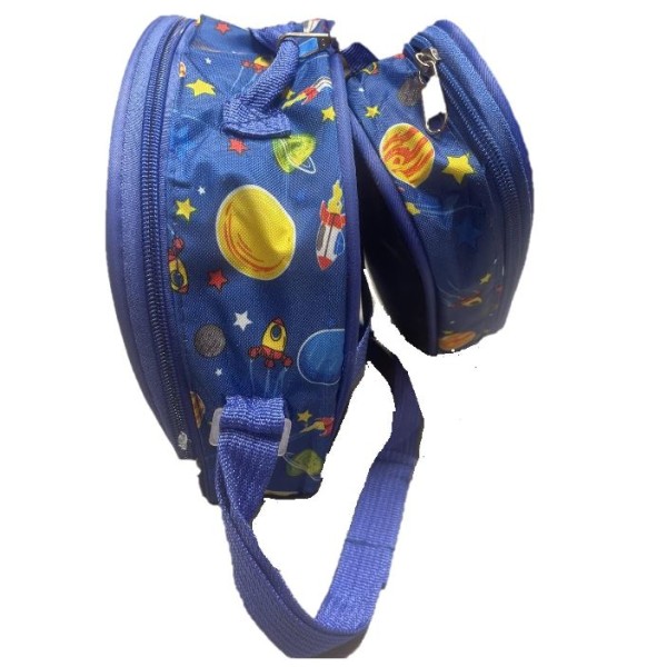 Set Ghiozdan, Geanta pentru Pranz si Penar, Albastru, Model Astronaut, DNZ4 Set Ghiozdan, Geanta pentru Pranz si Penar, Albastru, Model Astronaut, DNZ4