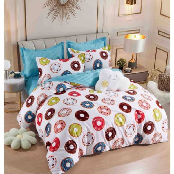 Set Lenjerie Eleganta Finet Din 4 Piese ,Pat 1 Persoana, Cearceaf de pat 155 x 230cm, JK-01 Set Lenjerie Eleganta Finet Din 4 Piese ,Pat 1 Persoana, Cearceaf de pat 155 x 230cm, JK-01