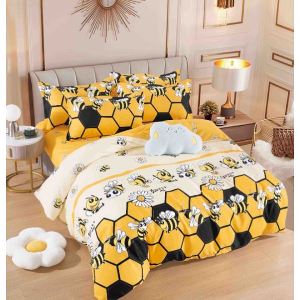 Set Lenjerie Eleganta Finet Din 4 Piese ,Pat 1 Persoana, Cearceaf de pat 155 x 230cm, JK-02 Set Lenjerie Eleganta Finet Din 4 Piese ,Pat 1 Persoana, Cearceaf de pat 155 x 230cm, JK-02