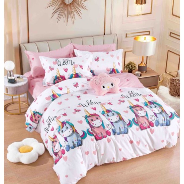 Set Lenjerie Eleganta Finet Din 4 Piese ,Pat 1 Persoana, Cearceaf de pat 155 x 230cm, JK-03 Set Lenjerie Eleganta Finet Din 4 Piese ,Pat 1 Persoana, Cearceaf de pat 155 x 230cm, JK-03