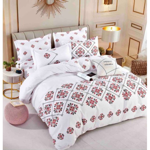 Set Lenjerie Eleganta Finet Din 4 Piese ,Pat 1 Persoana, Cearceaf de pat 155 x 230cm, JK-23 Set Lenjerie Eleganta Finet Din 4 Piese ,Pat 1 Persoana, Cearceaf de pat 155 x 230cm, JK-23