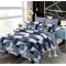 Set Lenjerie Eleganta 6 piese cu elastic din Bumbac Finet, Cearceaf de pat 180x200cm, Pat 2 Persoane, B6037