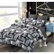 Set Lenjerie Eleganta 6 piese cu elastic din Bumbac Finet, Cearceaf de pat 180x200cm, Pat 2 Persoane, B6035