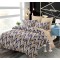 Set Lenjerie Eleganta 6 piese cu elastic din Bumbac Finet, Cearceaf de pat 180x200cm, Pat 2 Persoane, B6040