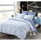 Set Lenjerie Eleganta 6 piese cu elastic din Bumbac Finet, Cearceaf de pat 180x200cm, Pat 2 Persoane, B6046