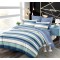 Set Lenjerie Eleganta 6 piese cu elastic din Bumbac Finet, Cearceaf de pat 180x200cm, Pat 2 Persoane, B6047