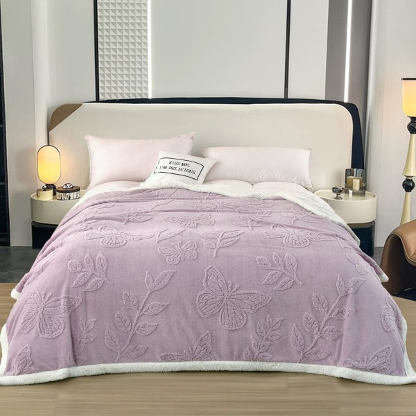 Patura Cocolino pufoasa, cu blanita, 200 x 230cm, pentru 2 persoane, din microfibra plusata, PCC-8