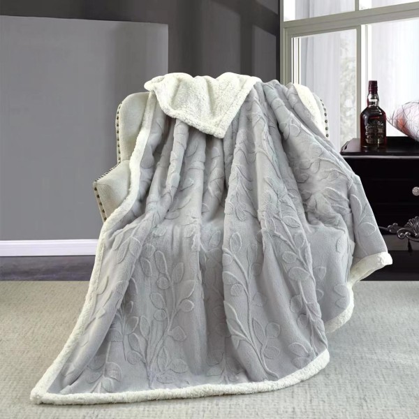 Patura Cocolino pufoasa, cu blanita, 200 x 230cm, pentru 2 persoane, PCC-17