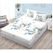 Husa de pat dublu cu elastic si 2 fete de perna 180x200cm, Pat 2 Persoane, HS-10