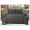 Lenjerie de pat dublu din damasc cu elastic, 4 piese, cearceaf pentru pat 180x200cm, KD-09