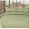 Lenjerie de pat dublu din damasc cu elastic, 4 piese, cearceaf pentru pat 180x200cm, KD-06