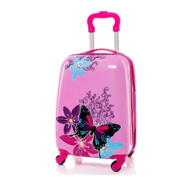 Troler cabina copii cu desene animate pentru fete de 18 inch, cu 4 roți, TC-03 Troler cabina copii cu desene animate pentru fete de 18 inch, cu 4 roți, TC-03