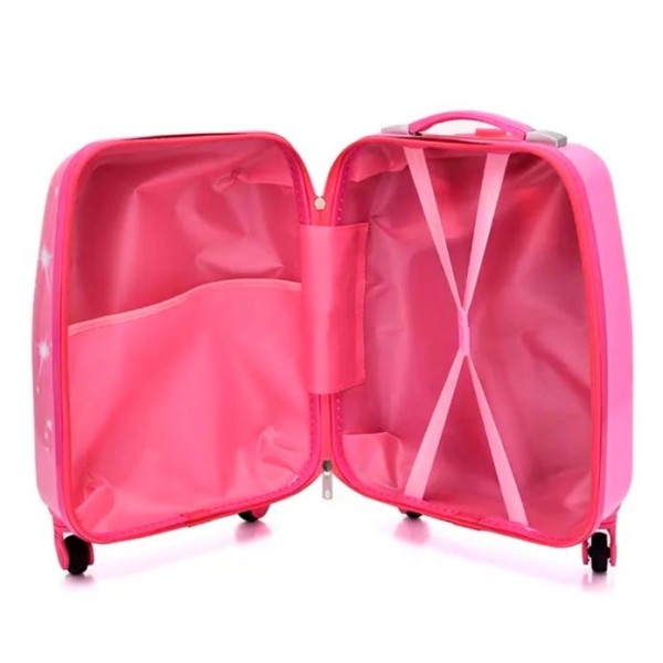 Troler cabina copii cu desene animate pentru fete de 18 inch, cu 4 roți, TC-04 Troler cabina copii cu desene animate pentru fete de 18 inch, cu 4 roți, TC-04