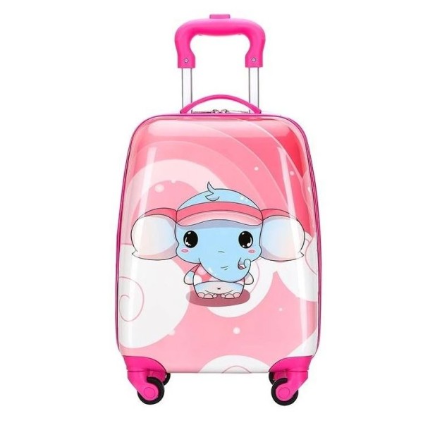 Troler cabina copii cu desene animate pentru fete de 18 inch, cu 4 roți, TC-04 Troler cabina copii cu desene animate pentru fete de 18 inch, cu 4 roți, TC-04