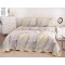 Cuvertura cu DOUĂ FEȚE pentru pat dublu din Bumbac Satinat cu model, Matlasata, 220x240cm, CVT5