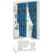 Set Lenjerie Eleganta si 2 Draperii pentru pat dublu din Bumbac Finet compus din 6 piese, Cearceaf de pat 160x230cm, NW16