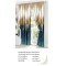 Set Lenjerie Eleganta si 2 Draperii pentru pat dublu din Bumbac Finet compus din 8 piese, Cearceaf de pat 230x240cm, NW22